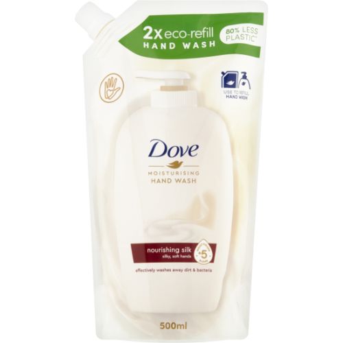 Dove peujc tekut mdlo Nourishing Silk nhradn npl 500 ml